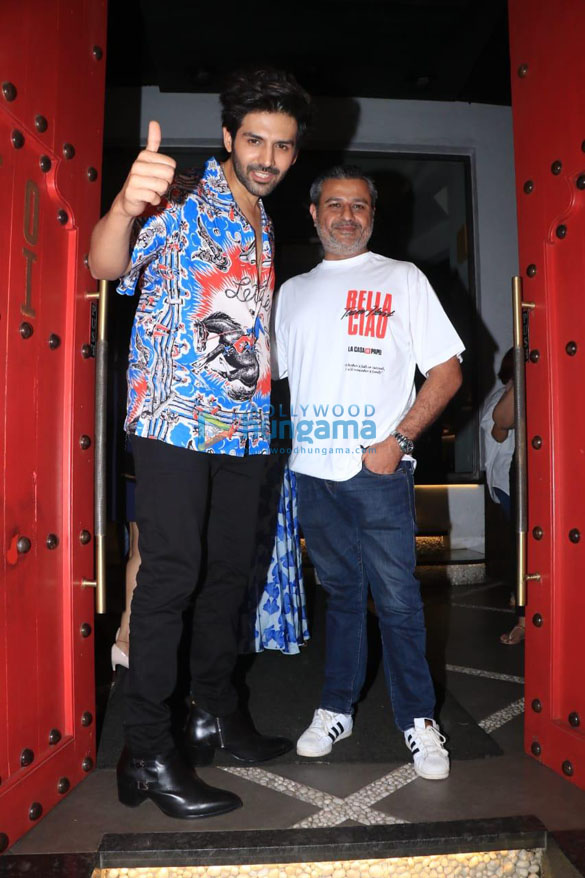photos kartik aaryan ekta kapoor and others snapped at the wrap up party of the film freddy at tori 2