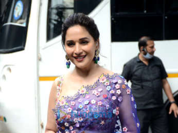 Photos: Madhuri Dixit on the sets of Dance Deewane