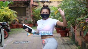 Photos: Malaika Arora and Kubbra Sait spotted at Diva Yoga studio in Bandra