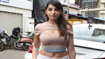 Photos: Nora Fatehi snapped at a dance class in Andheri