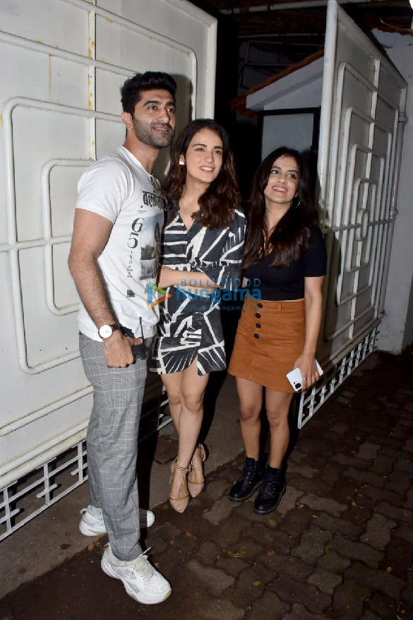 photos radhika madan kunal deshmukh and others snapped at the screening of the film shiddat 3