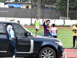 Photos: Ranbir Kapoor and others snapped playing football