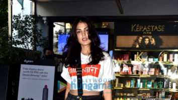 Photos: Rhea Chakraborty snapped at a salon in Juhu