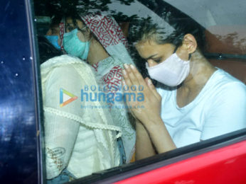 Photos: Shehnaaz Gill and others at Sidharth Shukla's last rites