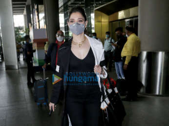 Photos: Tamannaah Bhatia, Karishma Tanna and Badshah snapped at the airport