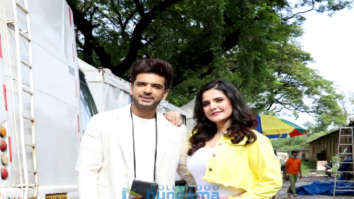 Photos: Zareen Khan and Karan Kundrra clicked in the suburbs for a shoot