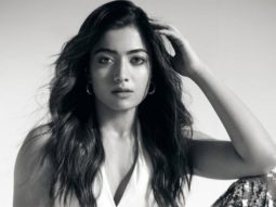 Rashmika Mandanna stuns in monochrome photo, dons sequin pants