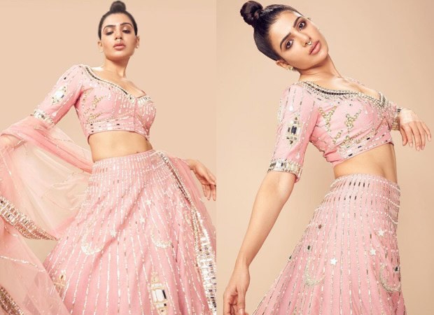 Samantha Akkineni looks dreamy in a radiant plush pink lehenga styled with  a diamond nose ring : Bollywood News - Bollywood Hungama