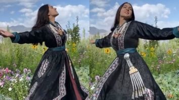 Sara Ali Khan goes filmy in traditional Ladakhi Goncha, plays ‘Yeh Kahan Aa Gaye Hum’ in the background