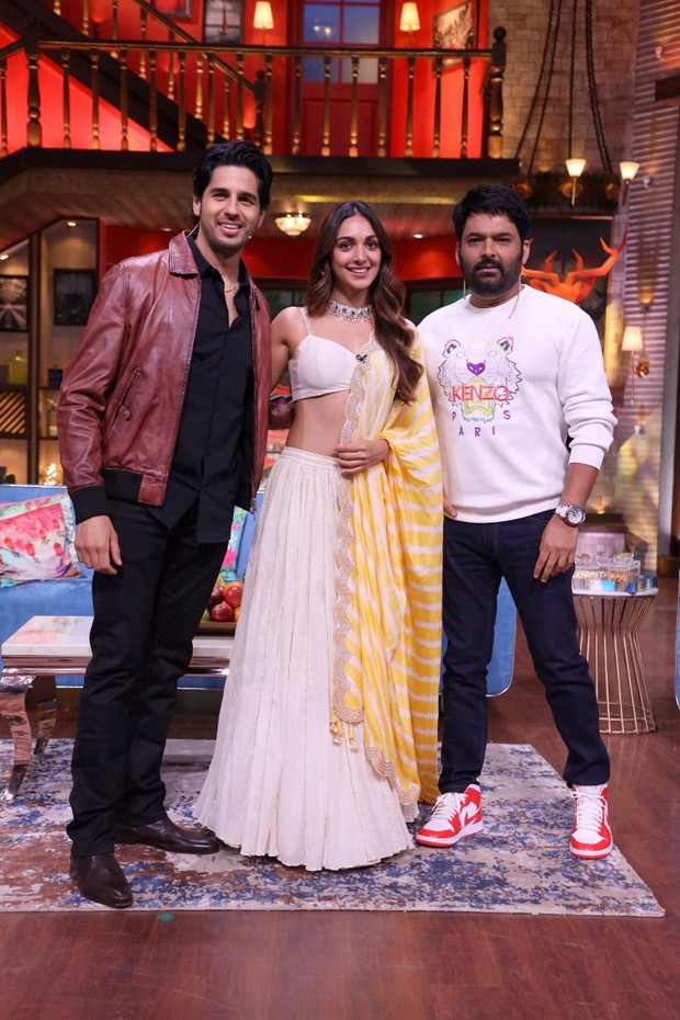 Sidharth Malhotra and Kiara Advani celebrates success of Shershaah on The Kapil Sharma Show Sidharth Malhotra and Kiara Advani celebrates success of Shershaah on The Kapil Sharma Show