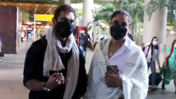 Spotted: Bipasha Basu, Karan Singh Grover, Dheeraj Dhoopar, Laxmii Rai & Pragya Jaiswal at Mumbai Airport