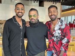 Suniel Shetty joins cricketers Hardik and Krunal Pandya in a photo that proves he can compete with millennials