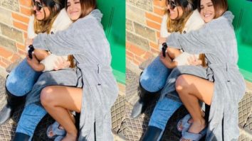 Tara Sutaria finds a new cuddle partner on the sets of Heropanti 2 in London