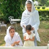 Sharmila Tagore, Soha Ali Khan and Inaaya visit Mansoor Ali Khan Pataudi’s grave on his 10th death anniversary