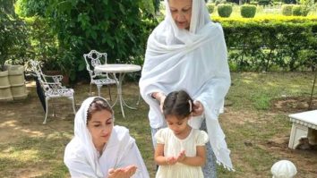 Sharmila Tagore, Soha Ali Khan and Inaaya visit Mansoor Ali Khan Pataudi’s grave on his 10th death anniversary