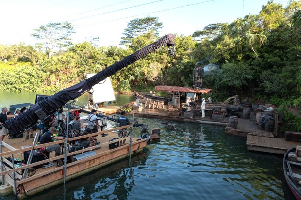 “The big star of the actual Jungle Cruise ride is the backside of water,” says director Jaume Collet-Serra on his Disney movie Jungle Cruise “The big star of the actual Jungle Cruise ride is the backside of water,” says director Jaume Collet-Serra on his Disney movie Jungle Cruise