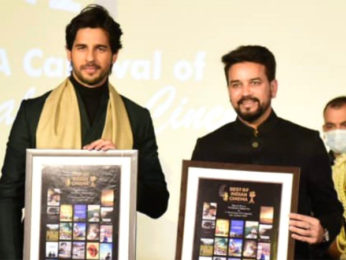Sidharth Malhotra meets I&B Minister Anurag Thakur at the 1st Himalayam Film Festival during the screening of Shershaah Sidharth Malhotra meets I&B Minister Anurag Thakur at the 1st Himalayam Film Festival during the screening of Shershaah