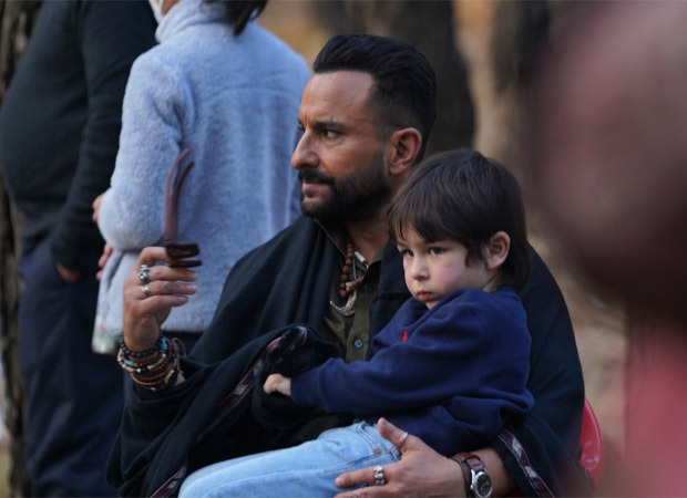 When Taimur Ali Khan visited father Saif Ali Khan on the sets of Bhoot Police When Taimur Ali Khan visited father Saif Ali Khan on the sets of Bhoot Police