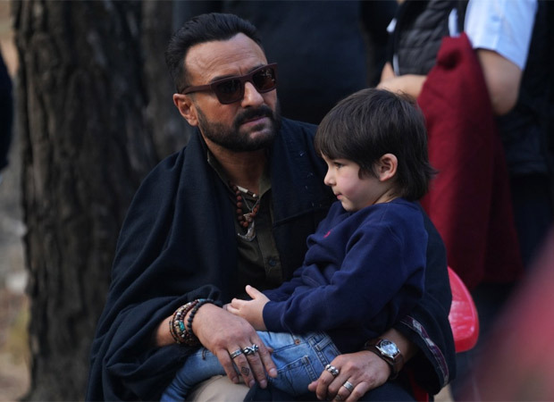 When Taimur Ali Khan visited father Saif Ali Khan on the sets of Bhoot Police When Taimur Ali Khan visited father Saif Ali Khan on the sets of Bhoot Police