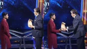 KBC13: Amitabh Bachchan turns delivery boy for contestant Akash Waghmare