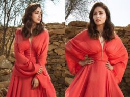 Yami Gautam stuns in a breathtaking red flowy gown for Bhoot Police