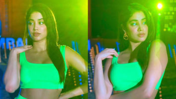 Janhvi Kapoor joins the green bandwagon in a neon green outfit worth Rs. 5,000