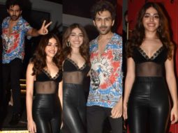 Alaya F pulls off a goth look for the wrap up party of her film Freddy with Kartik Aaryan