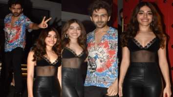 Alaya F pulls off a goth look for the wrap up party of her film Freddy with Kartik Aaryan