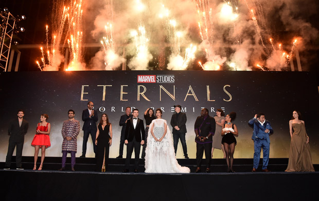 Angelina Jolie, Salma Hayek, Richard Madden, Kit Harington, Kumail Nanjiani ans Eternals cast dazzle at the exciting premiere Angelina Jolie, Salma Hayek, Richard Madden, Kit Harington, Kumail Nanjiani ans Eternals cast dazzle at the exciting premiere