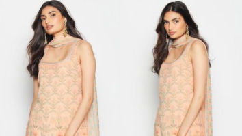 Athiya Shetty gets into the festive spirit as she shines in a gorgeous Anita Dongre sharara set worth Rs. 29,900
