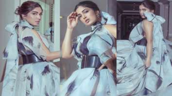 Bhumi Pednekar is Belle of the Ball in printed and flowy Gauri and Nainika dress worth Rs. 1.2 lakh