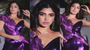 Bhumi Pednekar looks majestic in 3D embroidered metallic gown worth Rs. 1.9 lakh by Amit Aggarwal