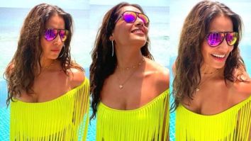 Bipasha Basu turns up the heat in a sexy neon fringe bikini during her vacation to the Maldives
