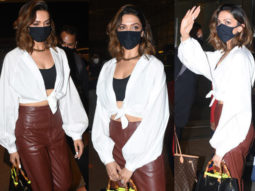 Deepika Padukone ditched her solids and carried a Gucci Diana bag worth Rs. 2.9 lakh for her recent airport look