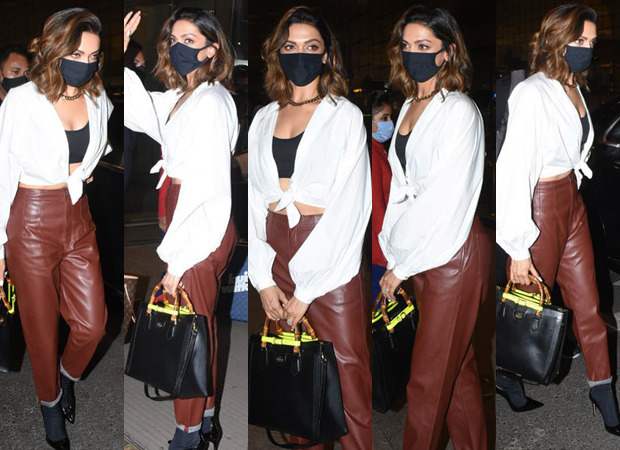 Deepika Padukone ditched her solids and carried a Gucci Diana bag worth Rs. 2.9 lakh for her recent airport look