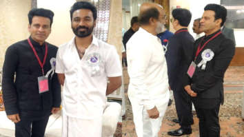 Manoj Bajpayee shares photos from the 67th National Film Awards with Rajinikanth and Dhanush