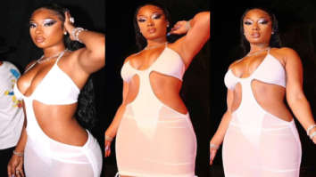 Meghan Thee Stallion looks like a sexy icon in a white dress with cutouts
