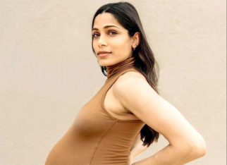 Mom-to-be Freida Pinto pens a heartfelt note for new moms along with a stunning picture flaunting her baby bump