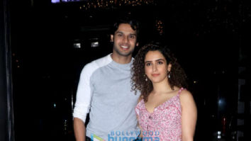 Photos: Abhimanyu Dassani and Sanya Malhotra snapped in Bandra