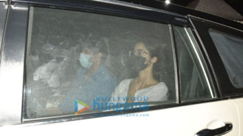 Photos: Ananya Panday and Chunky Pandey return to their Bandra home