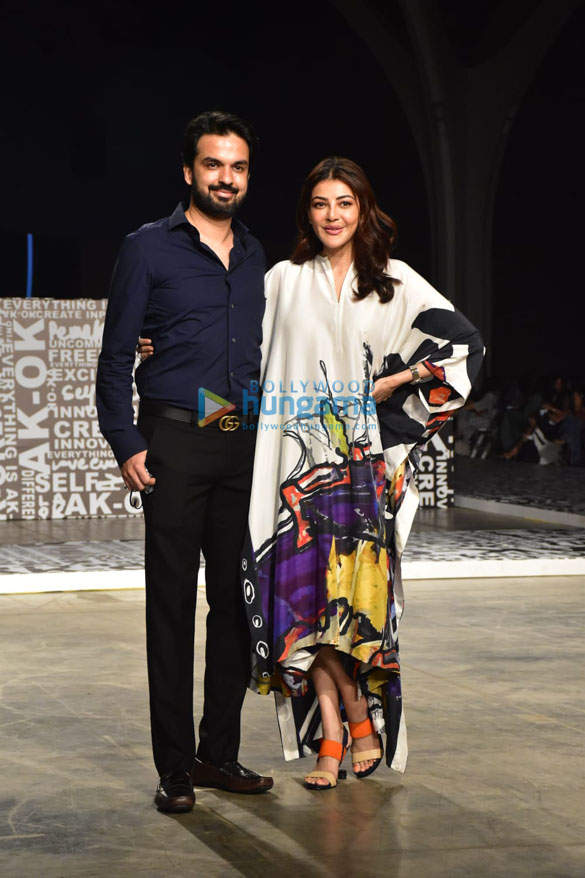 photos anil kapoor manish malhotra and kajal agarwal with her husband walk for anamika khanna at lfw day 3 2