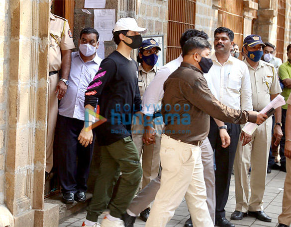 Photos: Aryan Khan heads to the court for his bail hearing Photos: Aryan Khan heads to the court for his bail hearing