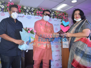 Photos: Govinda snapped inaugurating a Chemotherapy centre in Santacruz