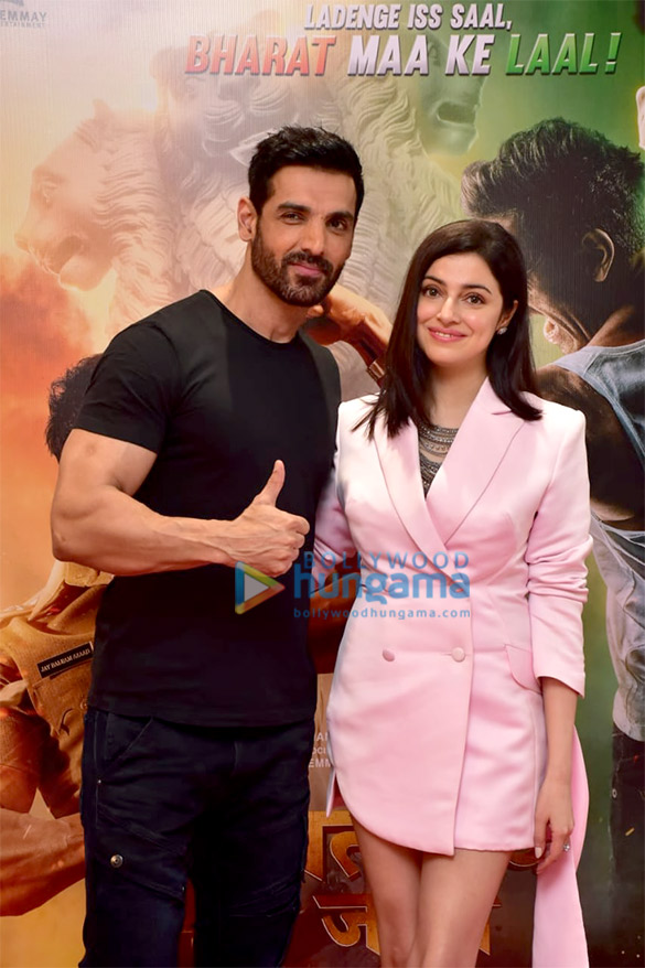 Photos: John Abraham, Divya Khosla Kumar and others snapped at the trailer launch of Satyameva Jayate 2 Photos: John Abraham, Divya Khosla Kumar and others snapped at the trailer launch of Satyameva Jayate 2