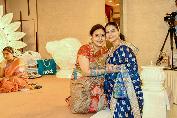 photos kajol tanuja tanishaa mukerji mouni roy and others snapped attending durga puja 2
