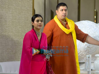Photos: Kajol snapped for Durga puja