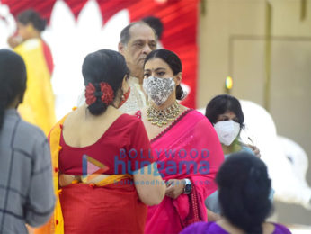 Photos: Kajol snapped for Durga puja