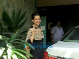 Photos: Kangana Ranaut snapped at her office in Bandra