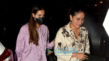 Photos: Kareena Kapoor Khan, Karisma Kapoor, and Arjun Kapoor at Malaika Arora’s birthday party in Bandra