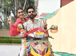 Photos: Kriti Sanon and Rajkummar Rao snapped promoting Hum Do Hamare Do